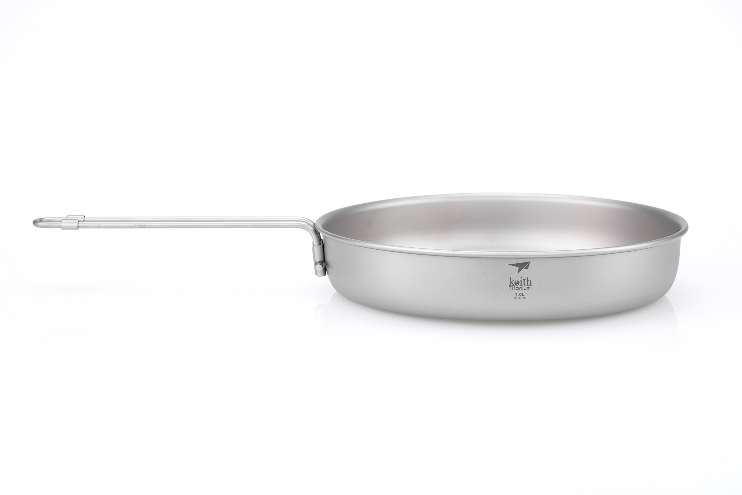 Amazon.com: Keith Titanium Ti6034 Fry Pan with Folding Handle